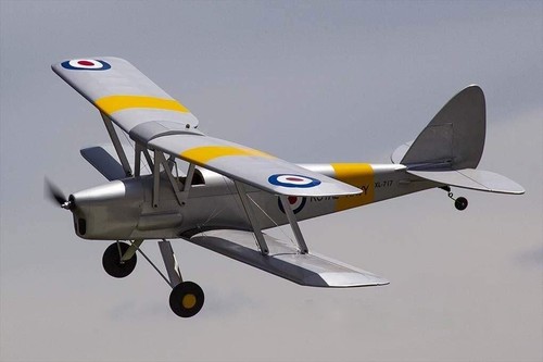 RC Airplane Aircraft Biplane DH.82 Tiger Moth Royal Navy 1400mm 55" Wingspan ARF - Picture 5 of 19