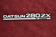 Datsun By Nissan 280zx Hatch Trunk Lid Emblem Oem Used