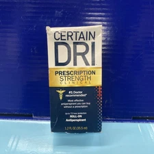 Certain Dri Prescription Strength Clinical Anti-Perspirant  1.2 Oz -Damaged Box