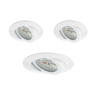 3 X Briloner Led Einbauleuchte Rund Weiß 3X 5W Modul 430Lm Cct 2700K/4000K/6500K