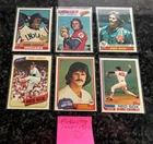 DENNIS ECKERSLEY CARD LOT (1977-1982 TOPPS) W/ROOKIE REPRINT.........6 DIFFERENT