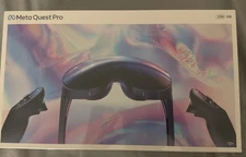 SEALED NEW - Meta Quest Pro VR Headset with all factory pcs. LOWEST PRICE AVAIL
