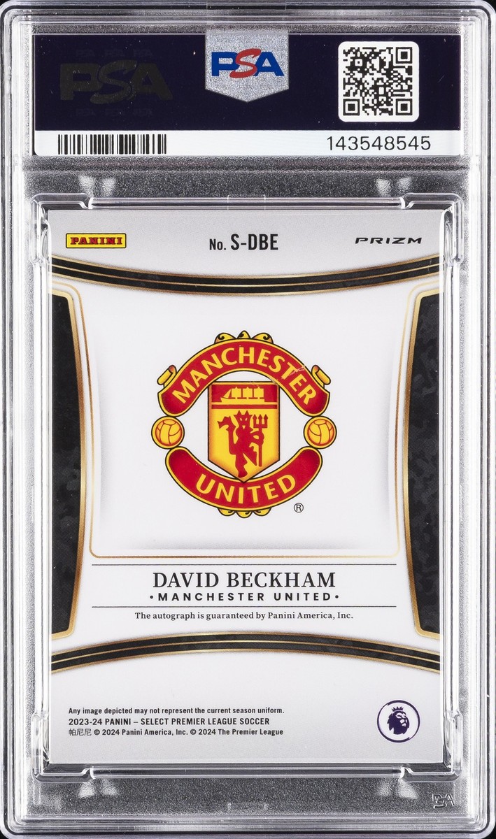2023-24 Panini Select Premier League - Signatures David Beckham #S