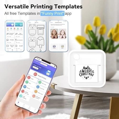 Mini Label Maker Machine - Portable Thermal Printer for Home Organization