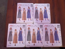 VTG McCalls 9383 Easy Womens Jumper Scooped Neck Empire Waist Size 4-22 UC FF