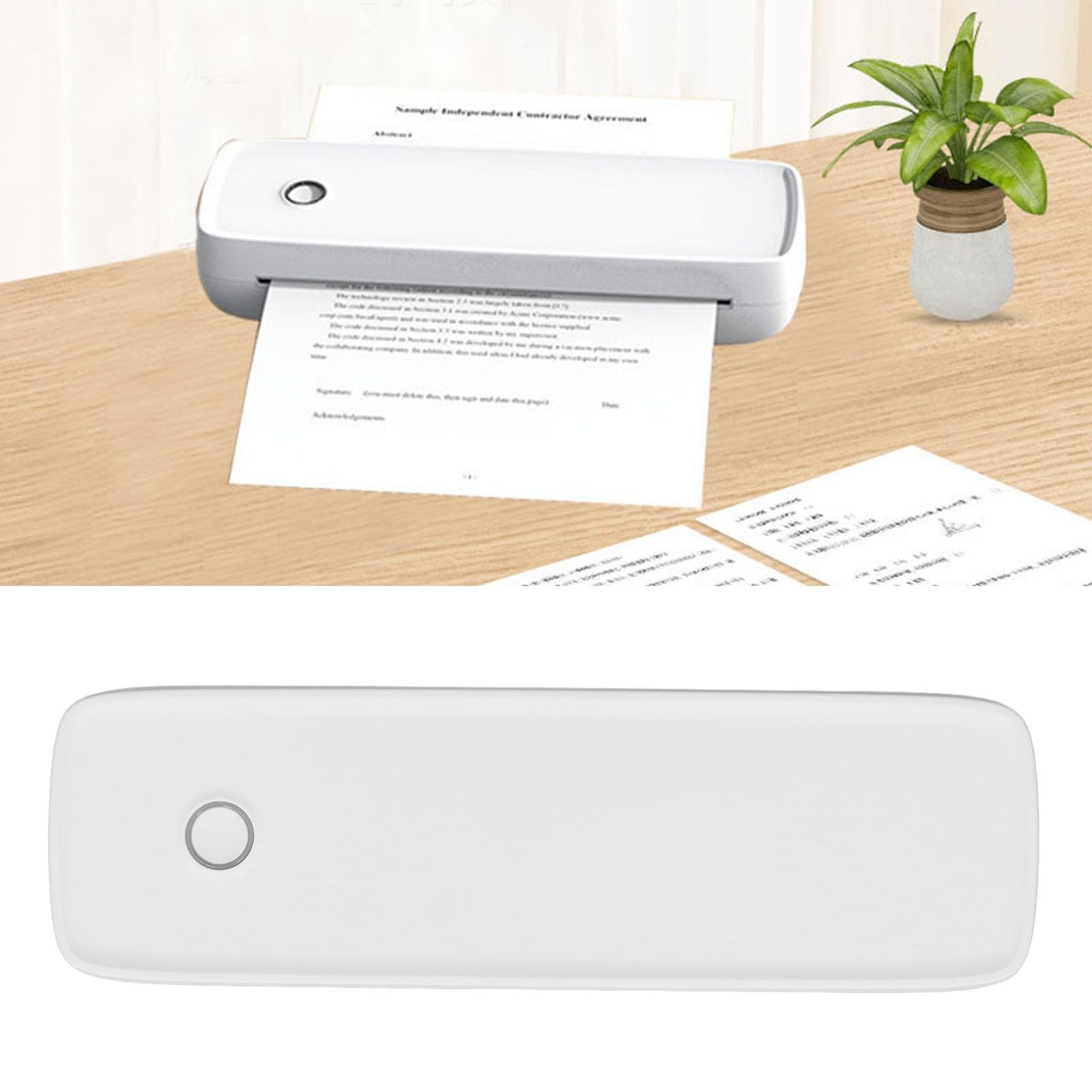 Yosoo Health Gear Portable Printer Long Standby Light, HD Printing Technology,