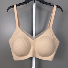 Honeylove Crossover Bra Size 2X Sand Removable Pads Smoothing Wireless Bralette