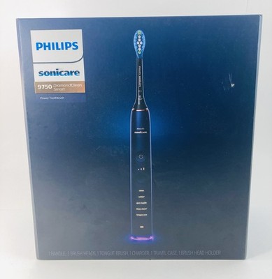 Philips Sonicare DiamondClean Smart 9750 Handle + Charger + W3 + T1 Used Read