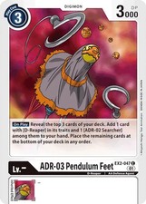 ADR-03 Pendulum Feet EX2-047 C Digital Hazard Digimon TCG