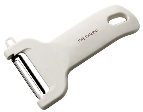 Opinel Pelapatate T-DUO Rosso - Doppia Lama In Acciaio Inox Per Sbucciare E Julienne, Manico In Polimero, Lavabile In Lavastoviglie