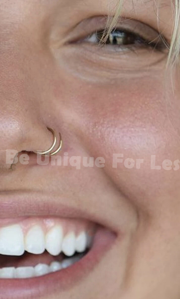 Top 84+ double nose ring super hot vova.edu.vn