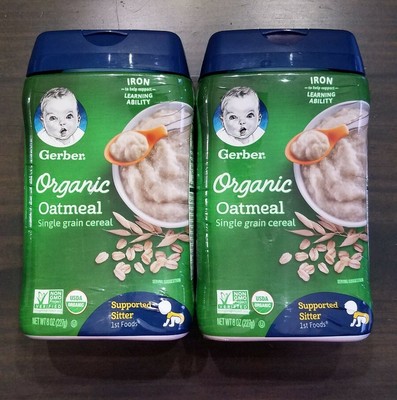 gerber organic cereal
