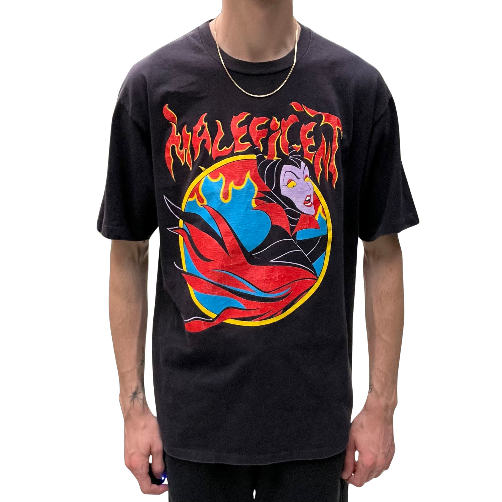Vintage Disney Villains Maleficent Shirt Sleeping… - image 1
