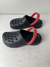 Blue fin slip on clogs