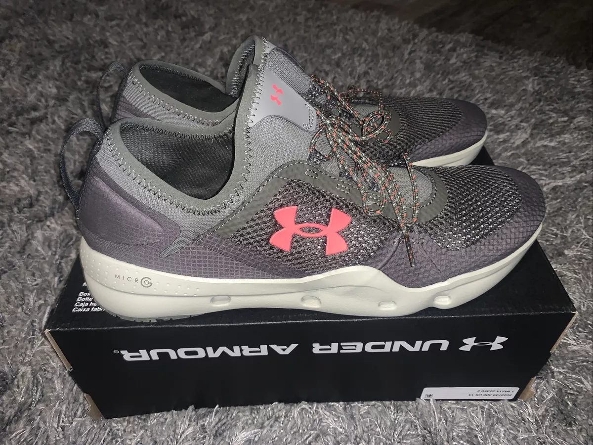 New Men’s Under Armour Micro G Kilchis Fishing Shoes Khaki Base Size 13