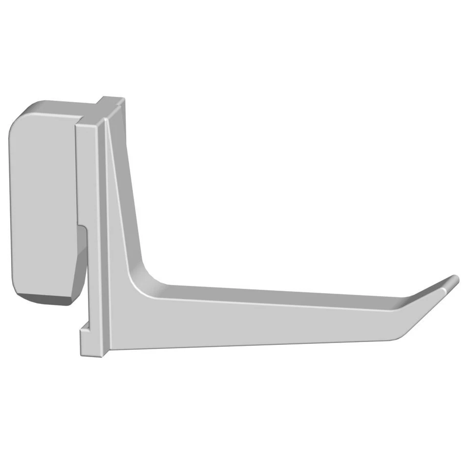 11409-00001= 10x Werkzeughalter Kunststoff B 40 mm weiß SL Regal Element System