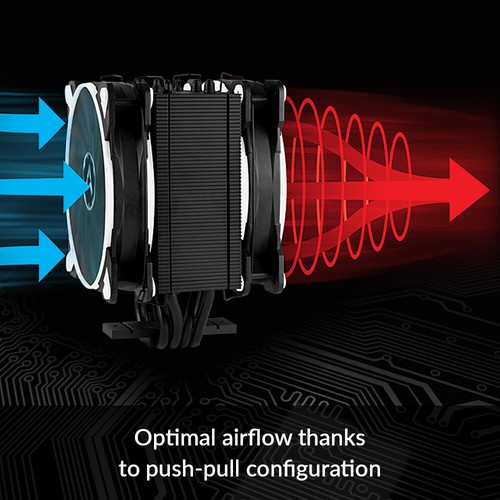 ARCTIC Freezer 34 eSports DUO Tower CPU Cooler with BioniX PSeries B-Stock - Afbeelding 4 van 9