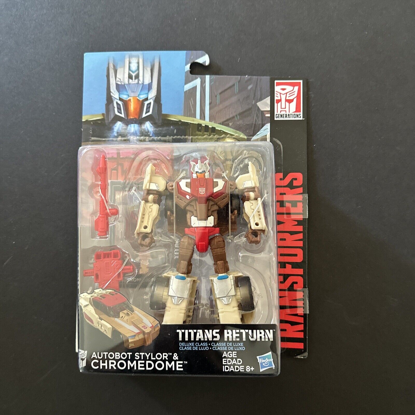 Transformers Titans Return Autobot Chromedome + Headmaster Stylor deluxe class