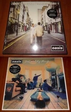 OASIS 2x LP *EU* VINYL Lot DEFINITELY MAYBE & WHAT'S THE STORY MORNING GLORY New