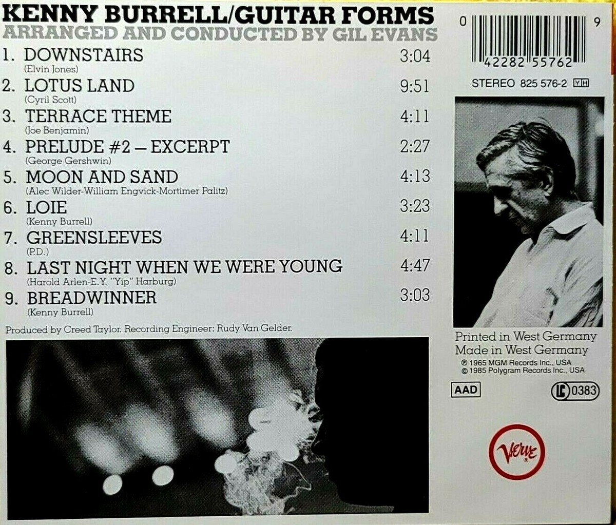 Kenny Burrell Guitar Forms USオリジナル盤　美品 Kenny Burrell – Guitar Forms – Vinyl (Gatefold, LP, Album