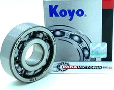 KOYO 6201 DEEP GROOVE BALL BEARING, OPEN TYPE, NO SEALS 12x32x10 mm