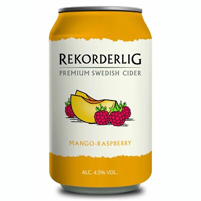 Rekorderlig DPG Mango Raspberry Cider 4,5% vol 24 x 33cl Tray inkl 6  Pfand