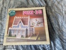 Vtg Wrebbit Puzz-3D Catherine Victorian House 266 pieces Maison Victorienne