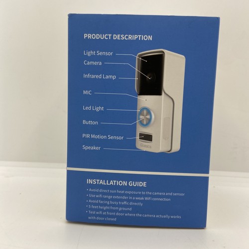 Gbasics Video Doorbell, HD WiFi Doorbell - Picture 2 of 10