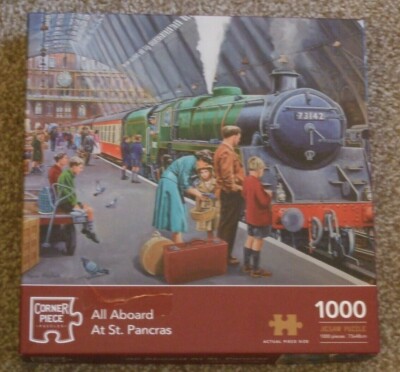 PUZZLE von THE WORKS.CO (ALLE AN BORD IN St. PANCRAS - 1000 TEILE) ALLE ''KOMPLETT''