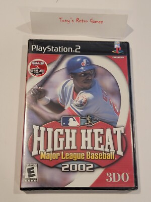 High Heat Major League Baseball 2002 (Sony PlayStation 2) New Sealed - NOT MINT