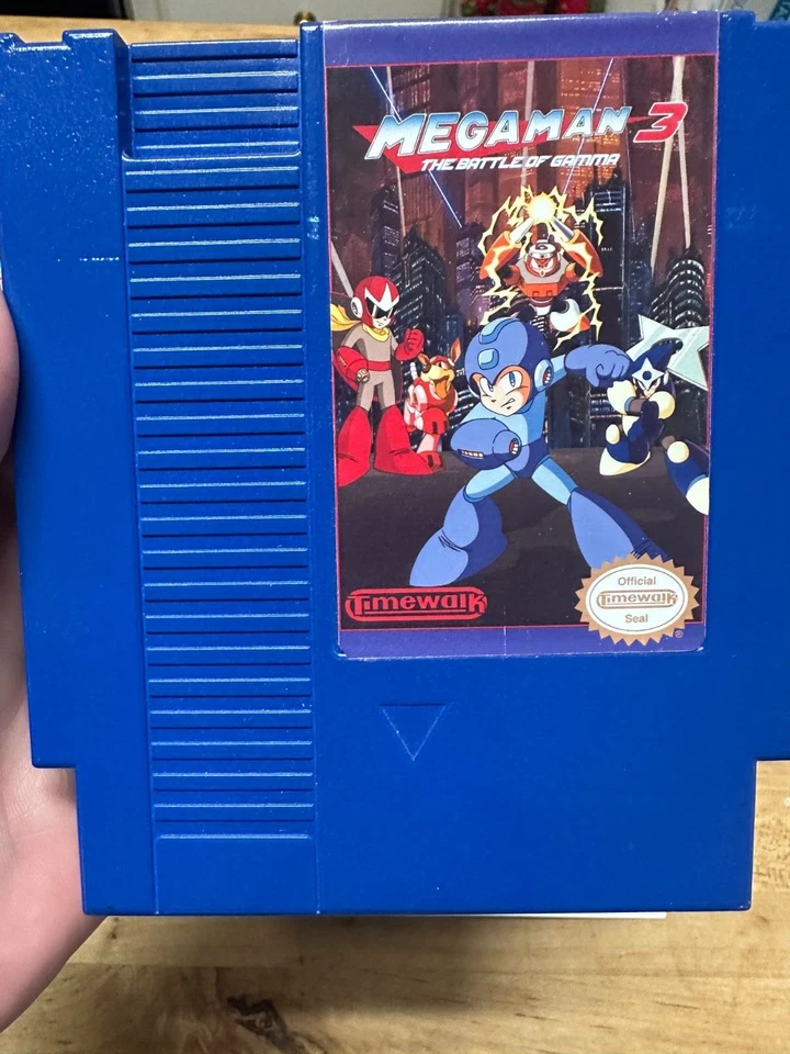 Mega Man 3 The Battle for Gamma Timewalk Games With Box And Manual - Image 2 of 4