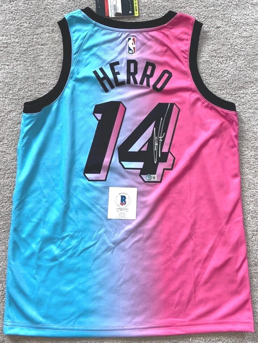 Tyler Herro Miami Heat Vice Versa City Edition Authentic Jersey