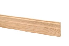 Lambs Tongue Solid Oak Skirting - choice of sizes, long lengths, prime grade