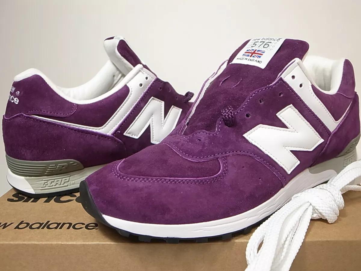 NEW BALANCE M576PP PURPLE SUEDE MADE IN ENGLAND US11