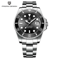 PAGANI DESIGN PD-1639 Men Watch NH35 Automatic Mechanical Watches Steel Band