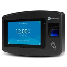 uAttend JR2000 Cloud Connected Biometric Touch Tablet Fingerprint PIN Time Clock