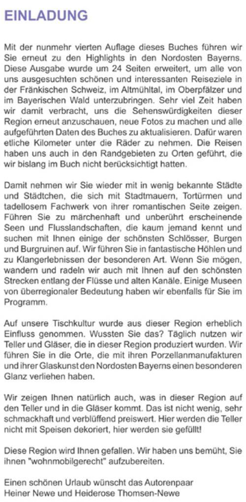 Thumbnail - Mit Dem Wohnmobil Nach Bayern, Heiner Newe