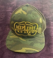 Deep Eddy Camo Trucker Snap Back Hat NEW!