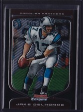 2009 BOWMAN CHROME JAKE DELHOMME #24 PANTHERS SAINTS BROWNS TEXANS WFL