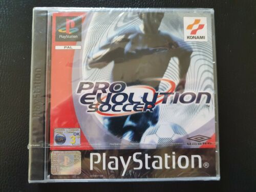 Pro Evolution Soccer 1 Factory Sealed Pal PS1 Playstation SLES 03795 2002 PES 1 - Picture 1 of 5