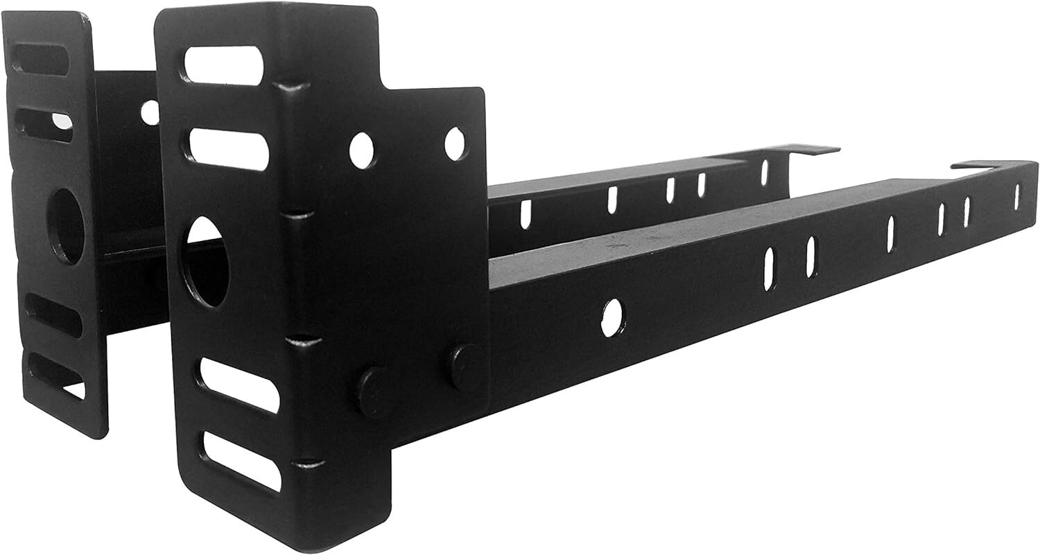 Metal Bed Frame Extension Brackets - Twin to King Size Footboard Support  -image