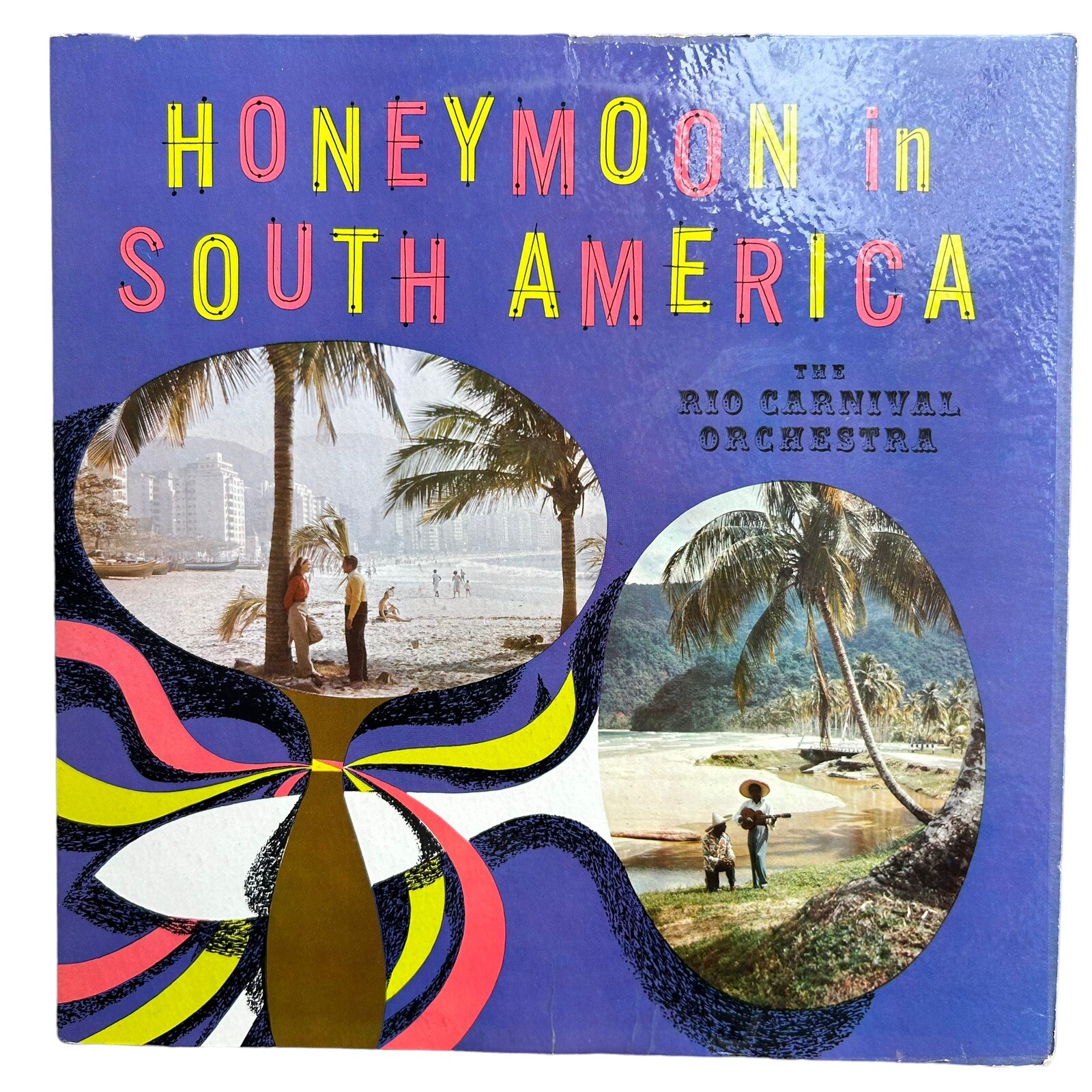 The Rio Carnival Orchestra - Honeymoon In South America (VG/VG) Vinyl LP P-1900
