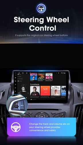 9"For Ford Escape 2013-2019 Ford Kuga 2012-18 Android 14 Car Stereo GPS 6G+128GB - Picture 4 of 16