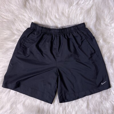 Nike Dri Fit Athletic Shorts XL Mens Dark Gray Comfort Performance Sport  EUC