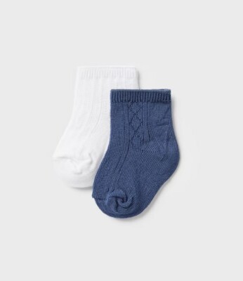 9590 Mayoral Jungen Baby Strümpfe Socken f. Taufe blau weiß Gr. 68 74 80 86 NEU