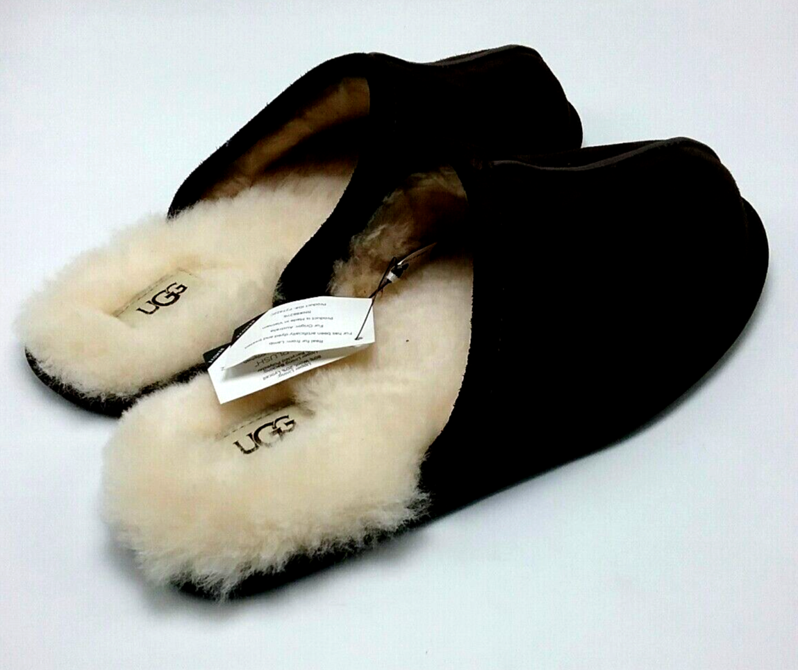 UGG “Scuff” brown suede shearling lined SlipOn slippers slides 1101111 size 10 UGG Men main image 3