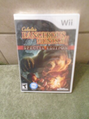 Cabela's Dangerous Hunts 2011 -- Special Edition (Nintendo Wii, 2010) Sealed