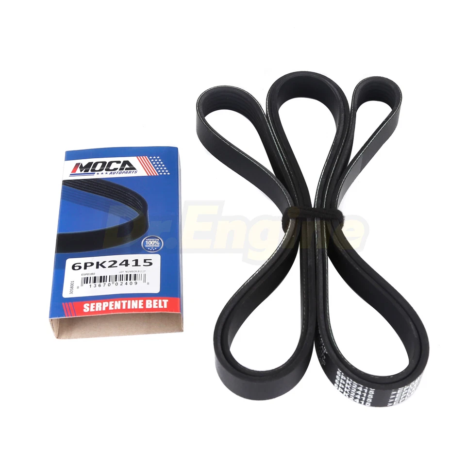 Kit de componentes de correa serpentina para 96-02 Chevrolet Express 1500 GMC Savana 2500 Foto 4 de 4