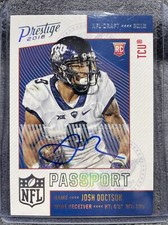 2016 Panini Prestige NFL Passport Ink Autograph RC Josh Doctson #10 #d 055/100
