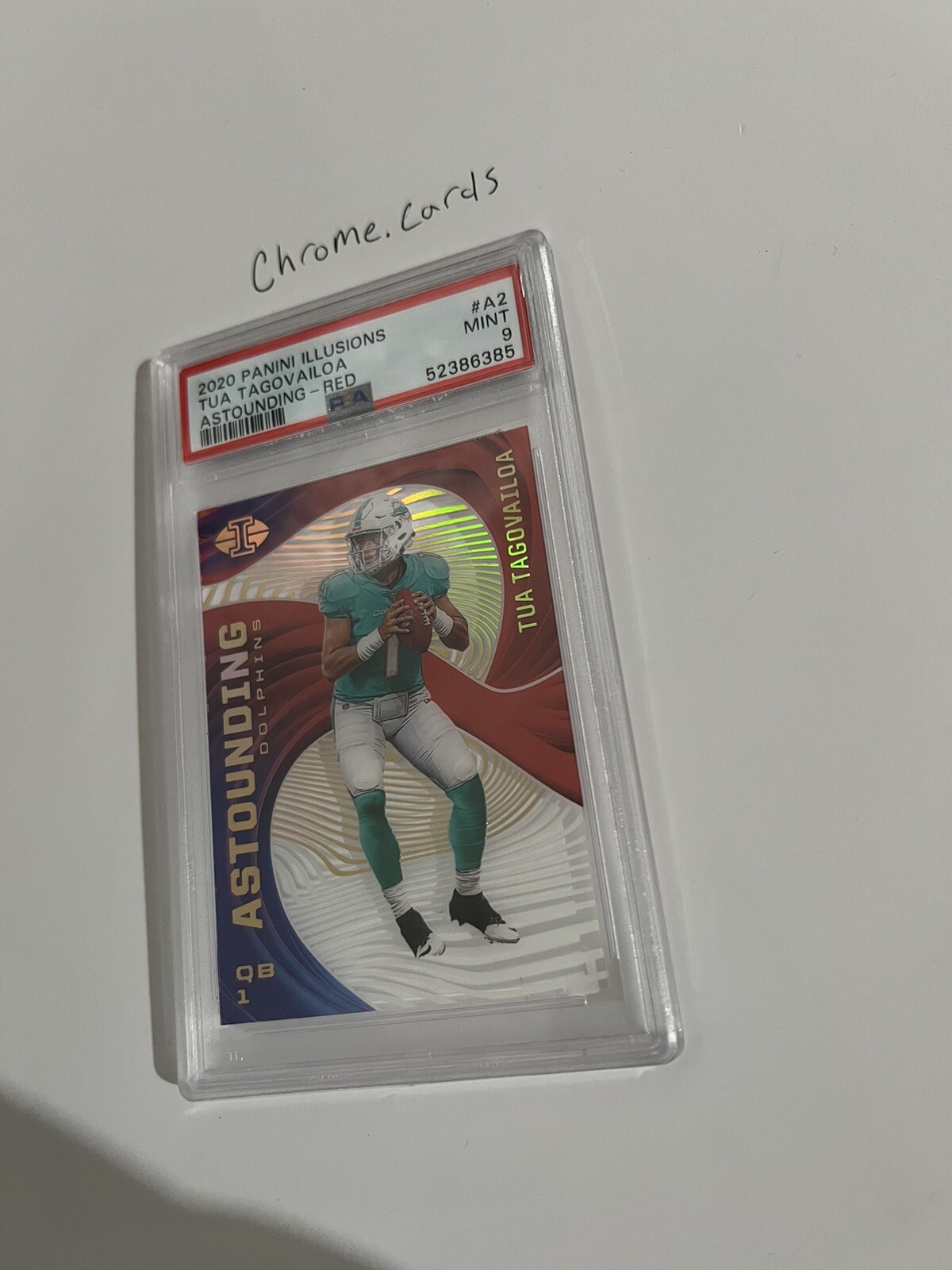 Tua Tagovailoa Panini Illusions Astounding #A2 Red